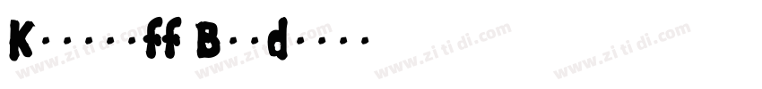 Kunstuff Bold字体转换